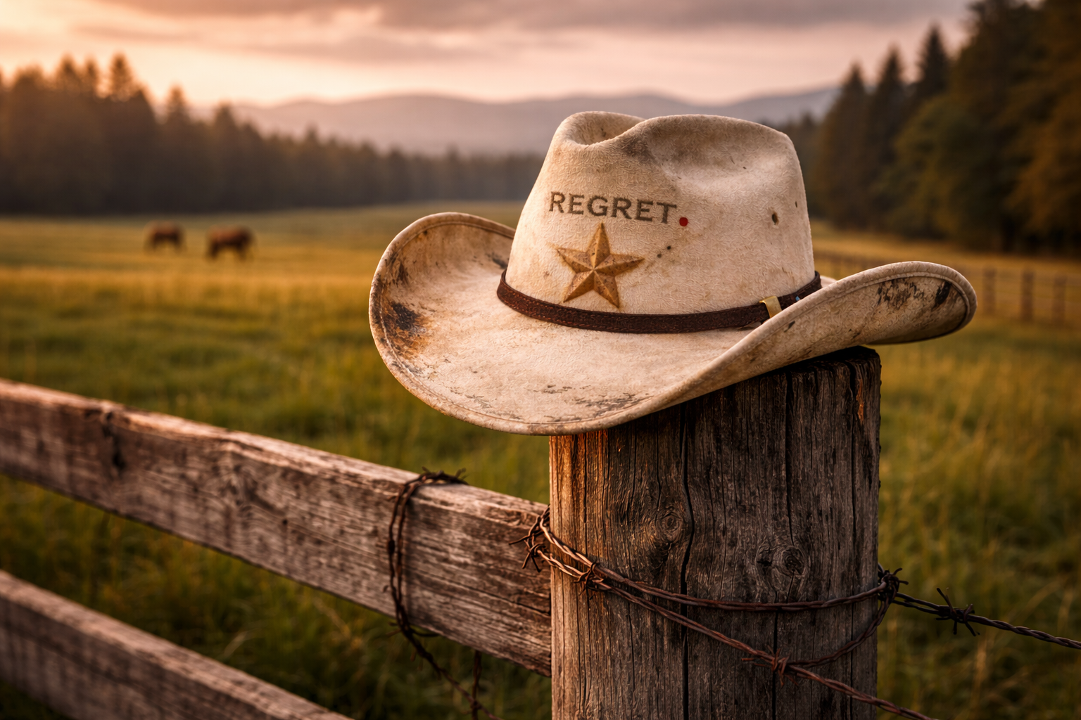 Regret Cowboy Hat
